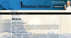 Desktop Screenshot of medium-serieux.net