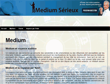 Tablet Screenshot of medium-serieux.net